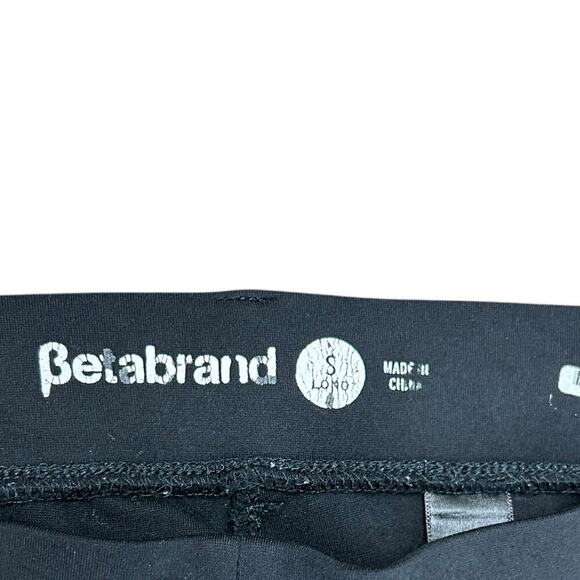 Betabrand Classic Dress Pant Yoga Pant Black Stretch Mid Rise Small Long Tall - Picture 8 of 11